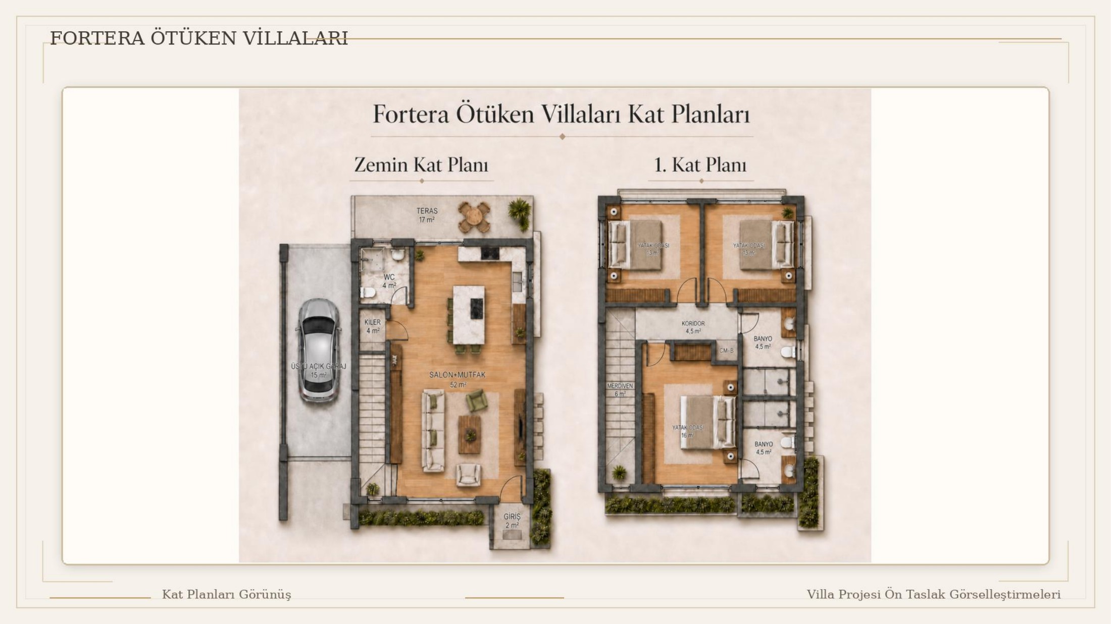 Fortera Ötüken 3+1 Villa - frontend.project_detail.floor_plan