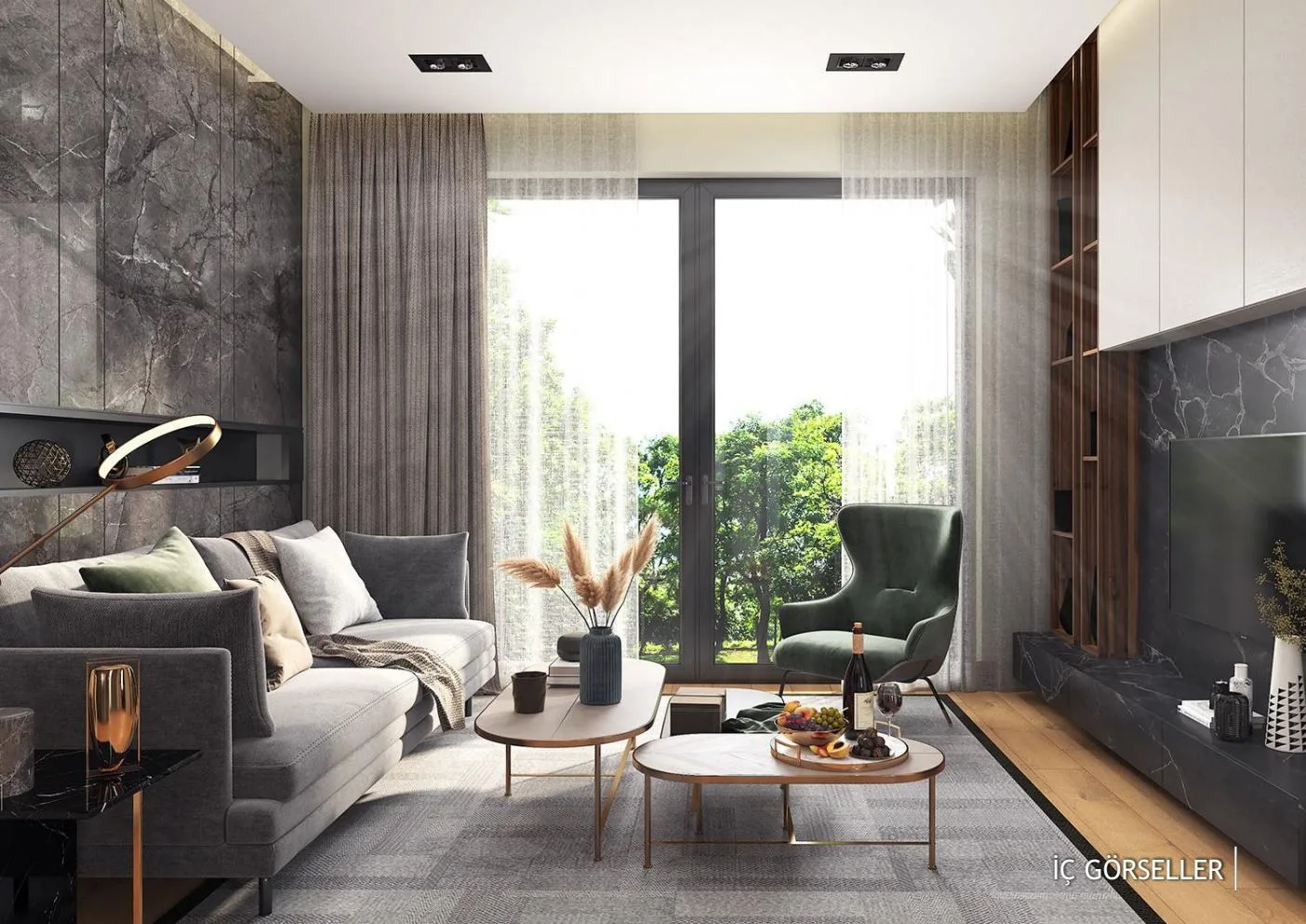 Dolce Vita modern salon iç mekan