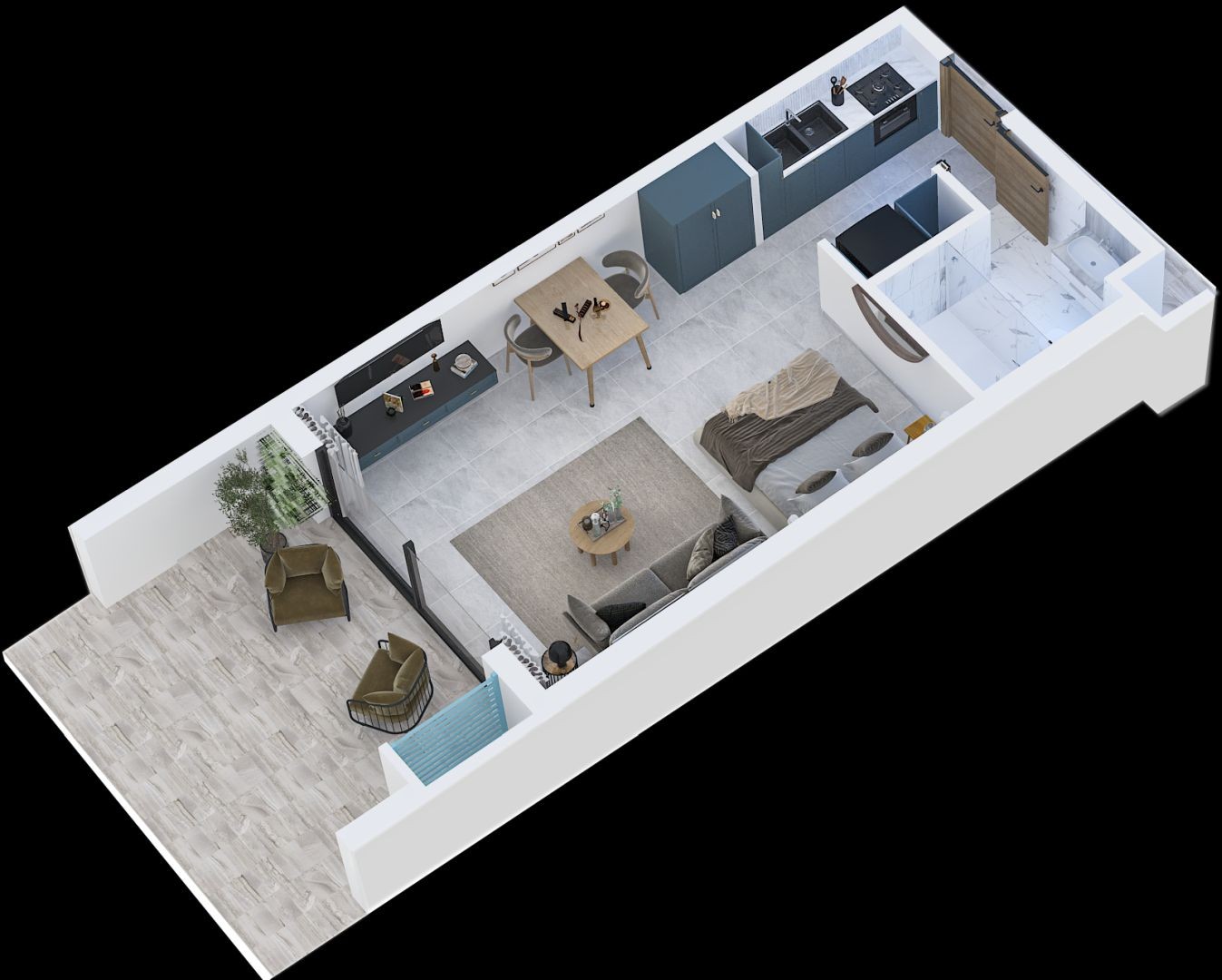 Habitat Stüdyo Bahçe - frontend.project_detail.floor_plan