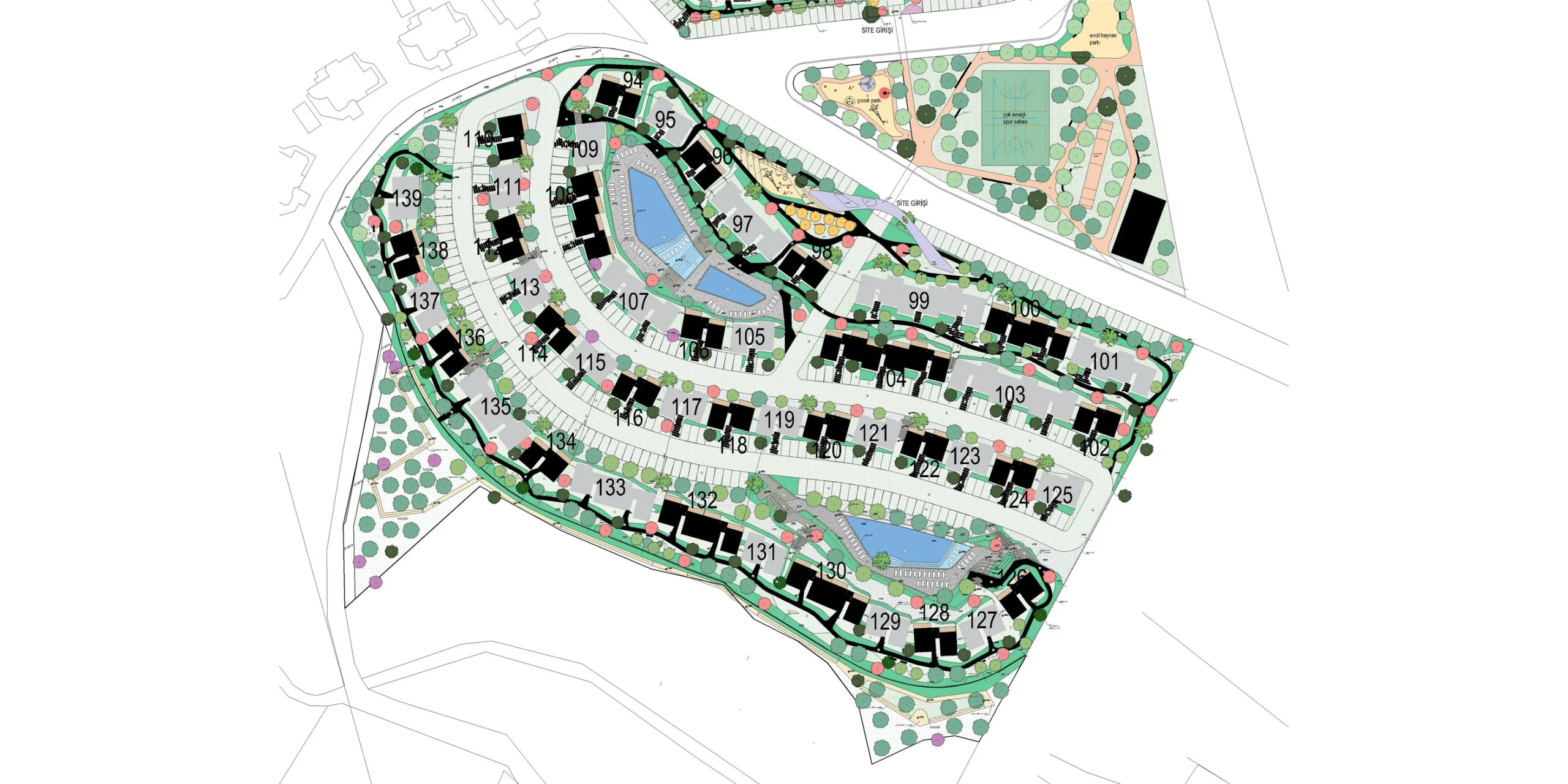 Casa del Mare 3. etap vaziyet planı