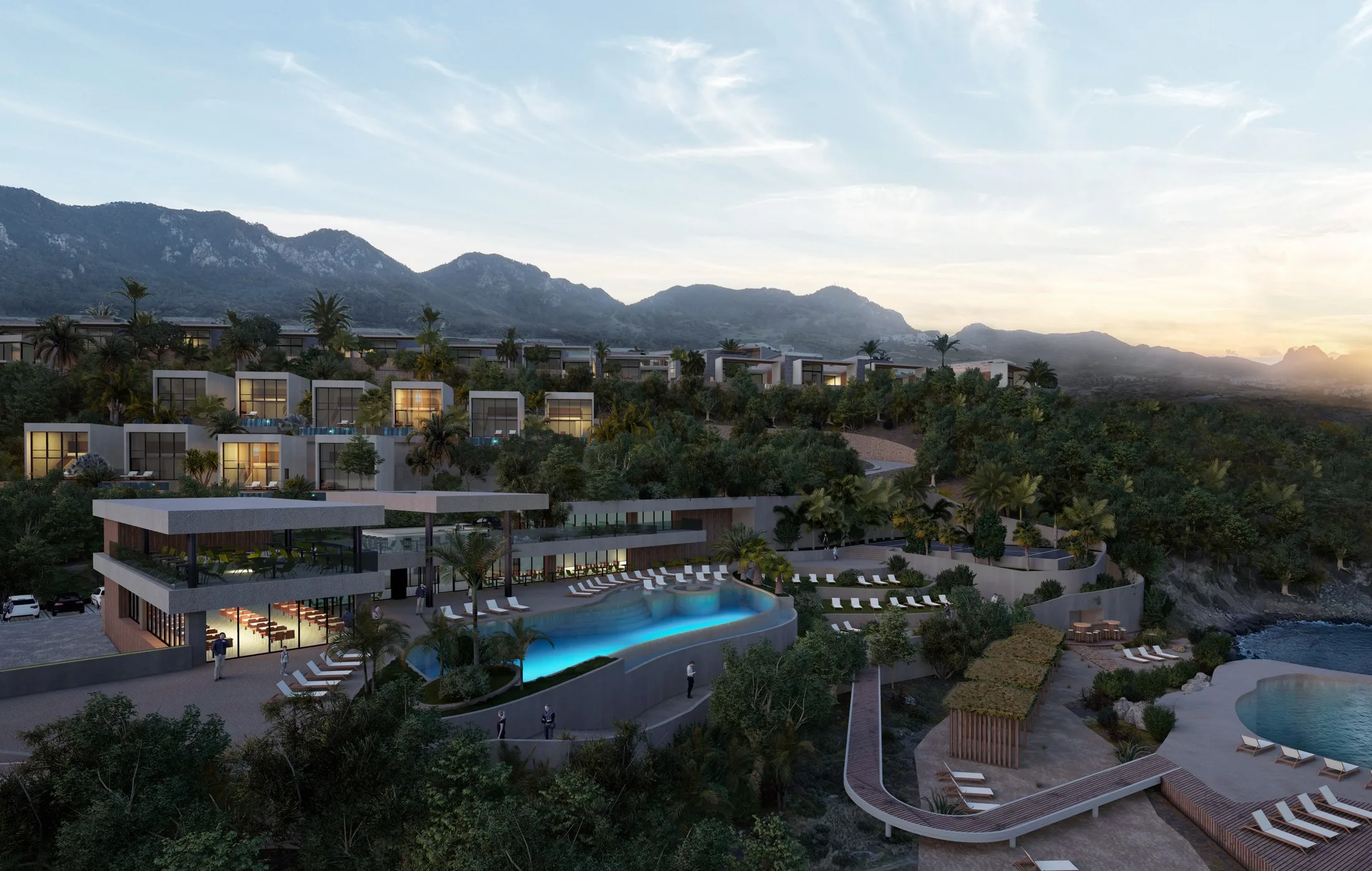Casa del Mare havuz, kıyı ve konut alanları