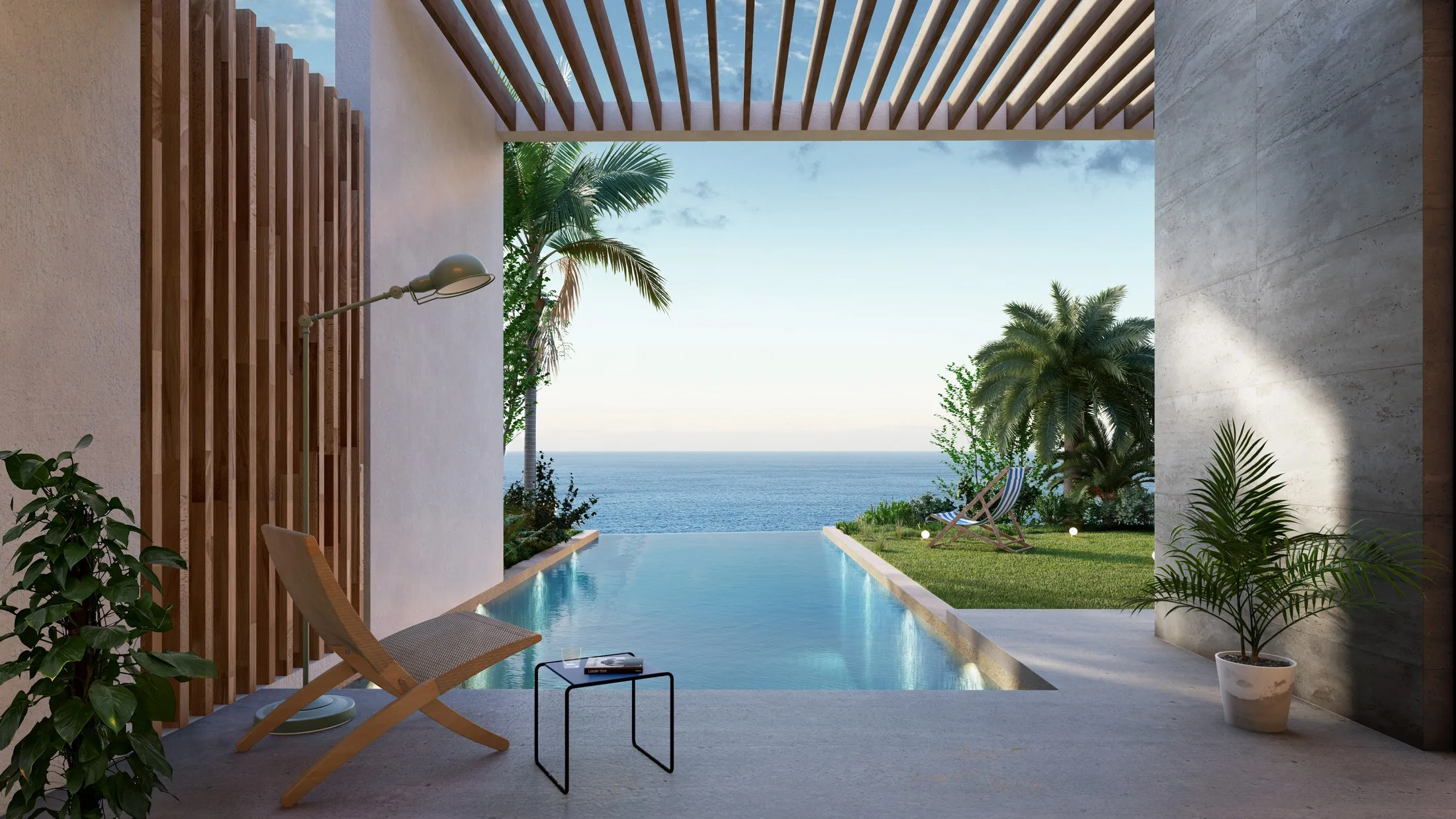 Casa del Mare özel havuz ve Akdeniz manzarası