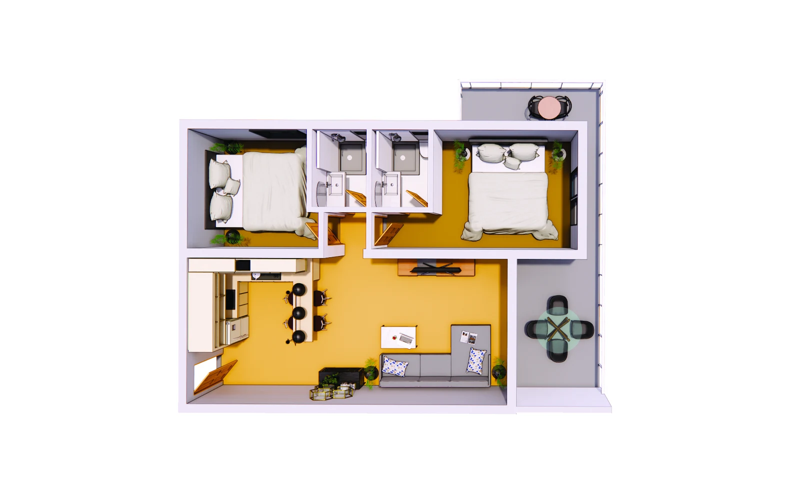 2+1 Daire — L2 Planı - frontend.project_detail.floor_plan