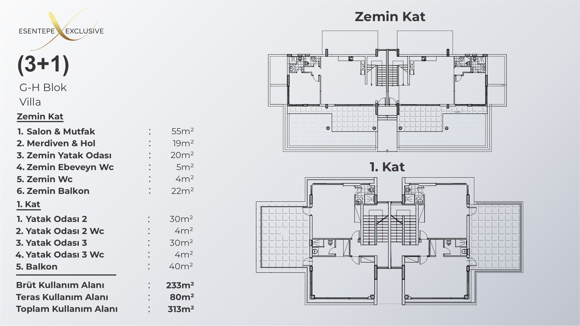 Esentepe Exclusive 3+1 Özel Havuzlu Villa - frontend.project_detail.floor_plan