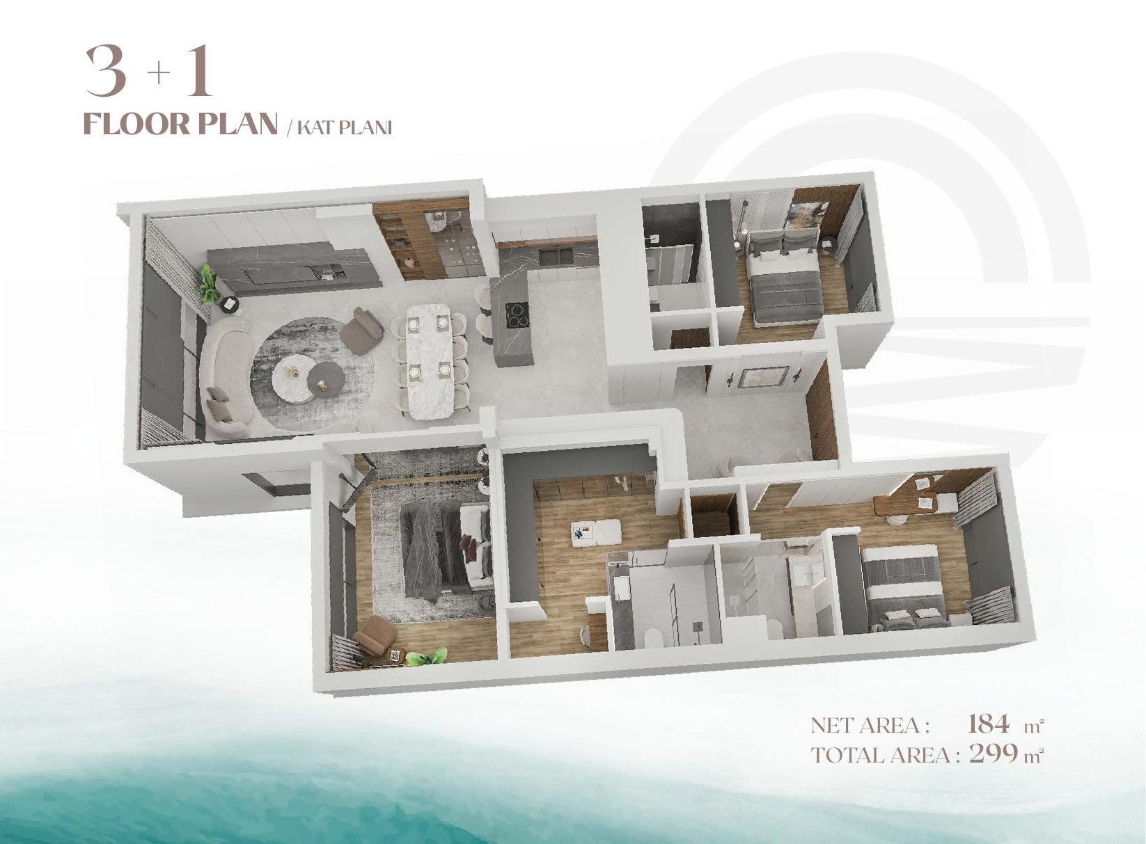 3+1 Lüks Villa - frontend.project_detail.floor_plan