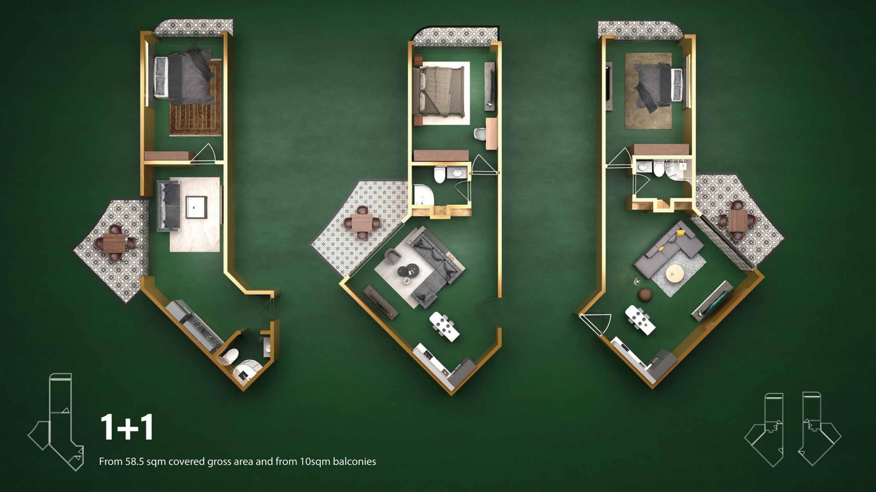 1+1 Daire - frontend.project_detail.floor_plan
