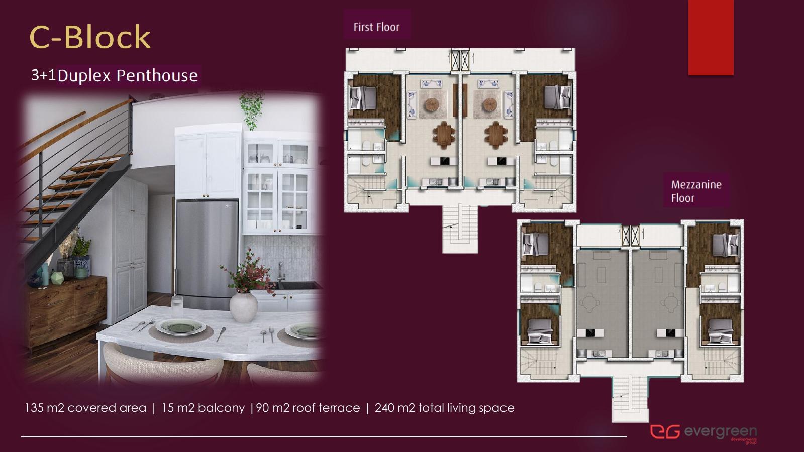 Habitat 3+1 Dubleks Penthouse - frontend.project_detail.floor_plan