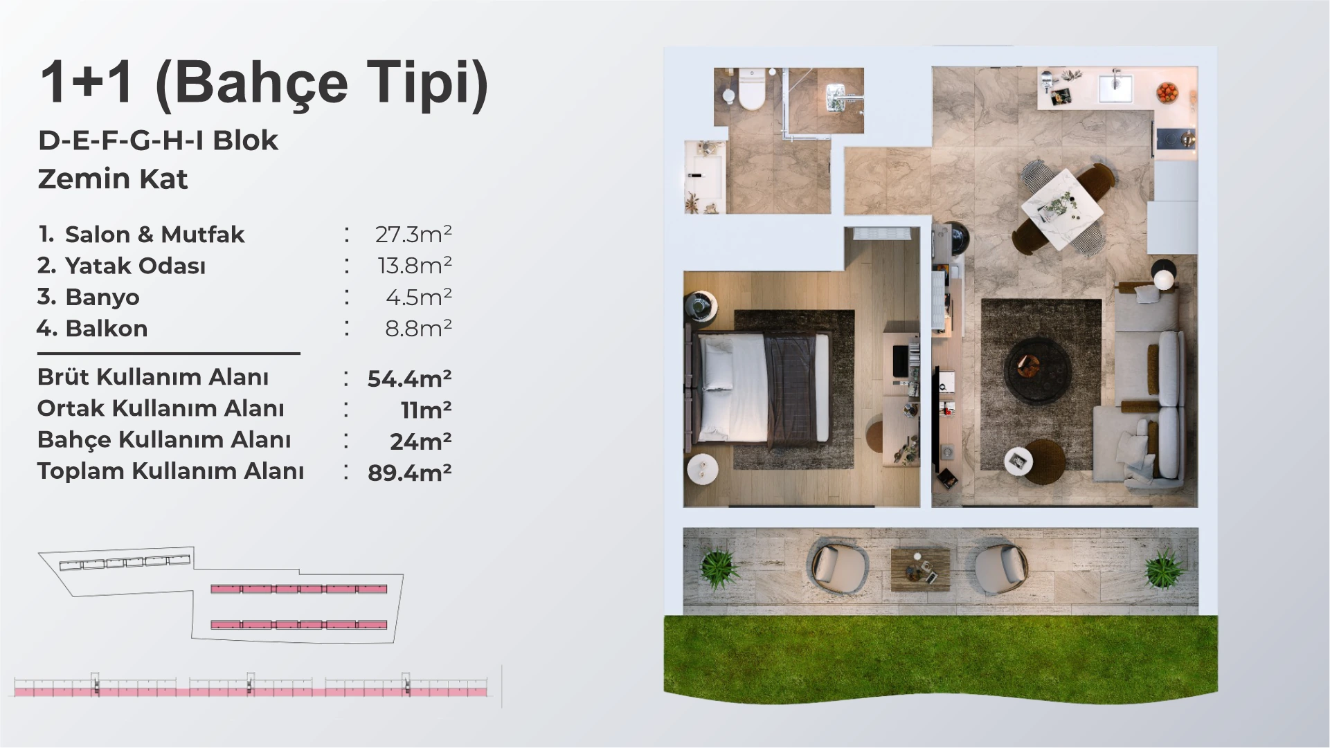 1+1 – Bahçe Tipi - frontend.project_detail.floor_plan