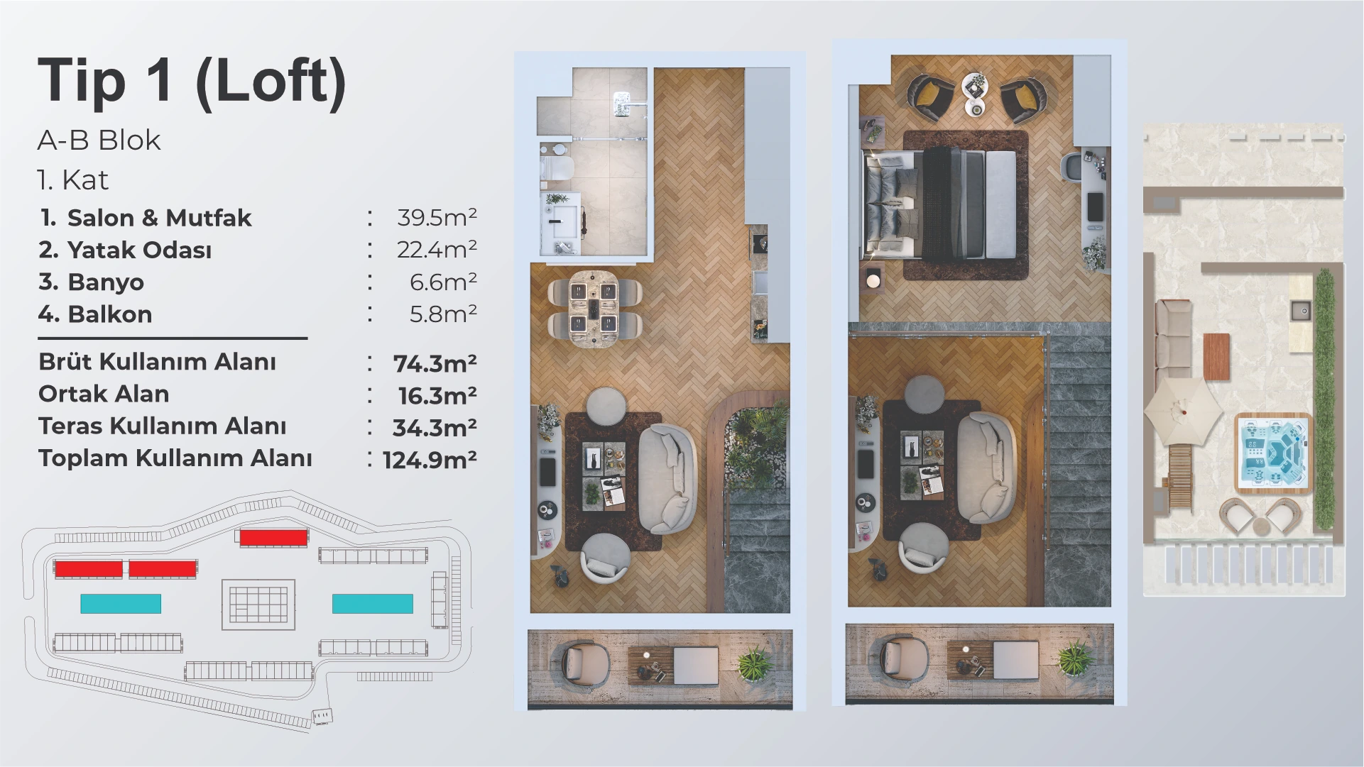 Loft Tip 1 – A-B Blok - frontend.project_detail.floor_plan