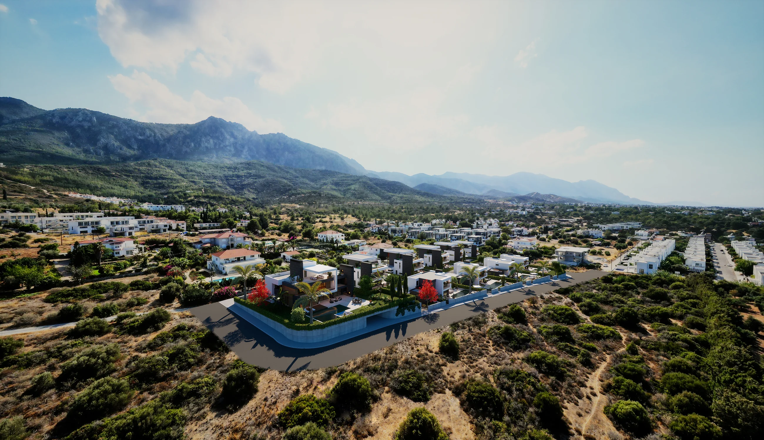 Tilia Luxury Villas Edremit genel proje görünümü