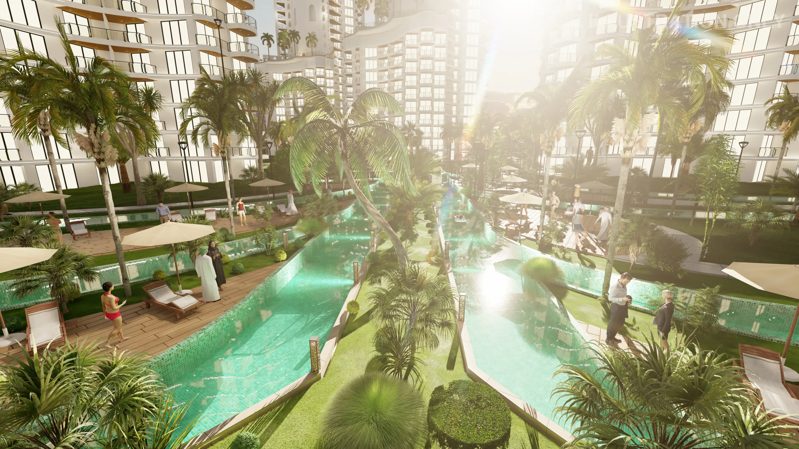 Caesar Palm Jumeirah - Havadan Görünüm