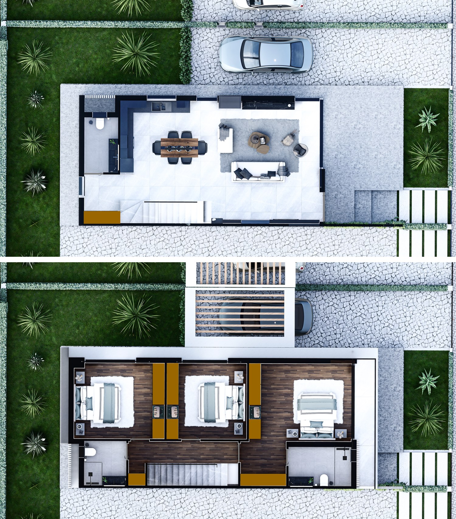 3+1 İkiz Villa - frontend.project_detail.floor_plan
